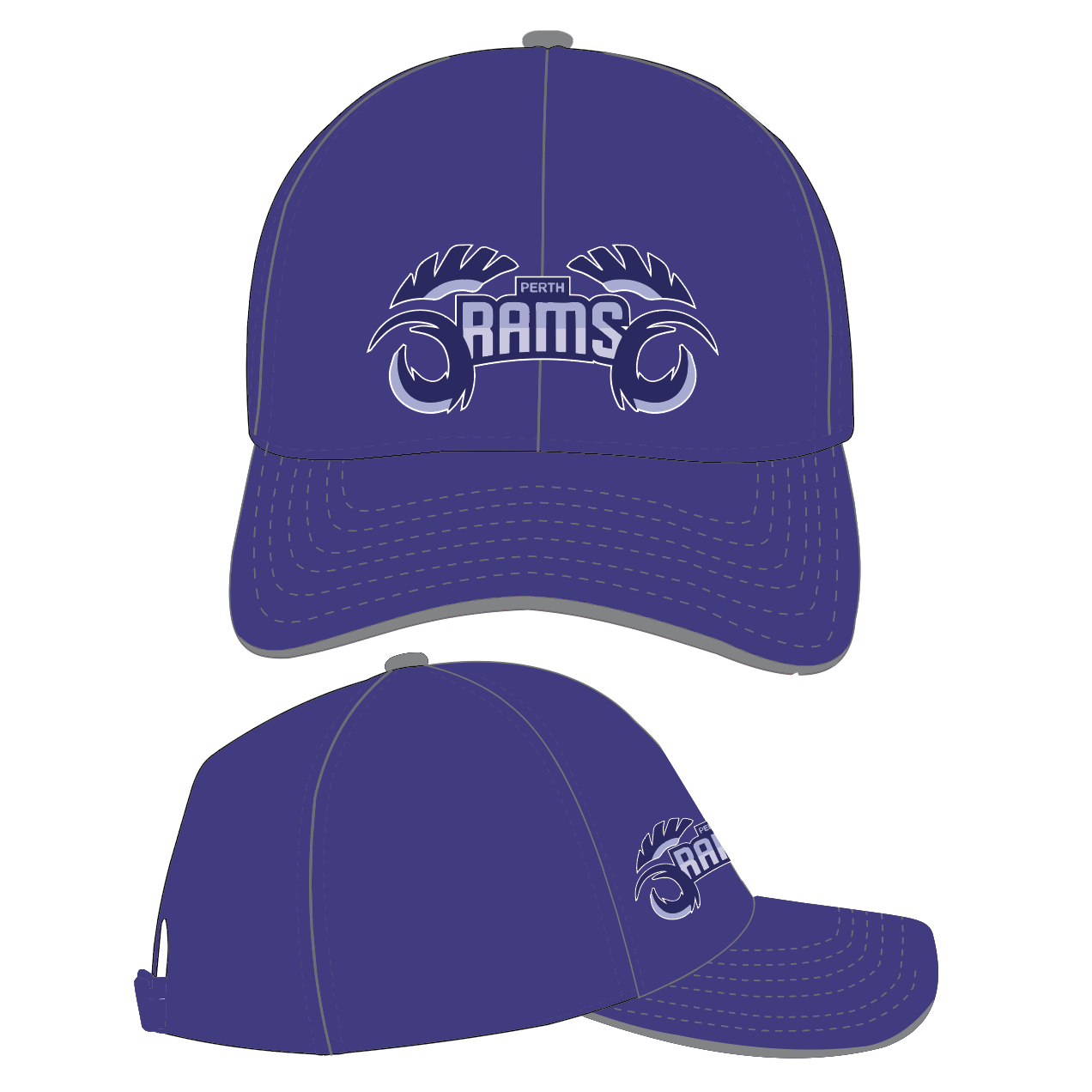 Rams Rugby Baseball Cap - Vayda Sport